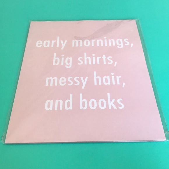 Pink print with saying - Picture 3 of 3